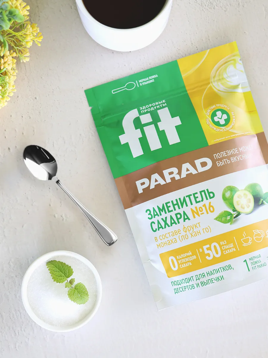 Заменитель сахара FitParad №16, дой-пак 200 гр фото 4