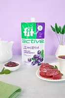 Джем без сахара Черная смородина, дой-пак 200 гр фото 3