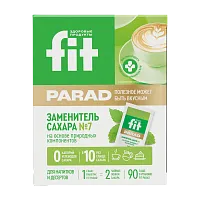 Заменитель сахара FitParad №7, саше 90 шт фото 1