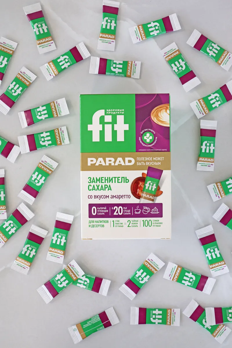 Заменитель сахара FitParad №28, стики со вкусом амаретто 100 шт фото 5
