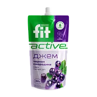 Джем без сахара Черная смородина, дой-пак 200 гр фото 1