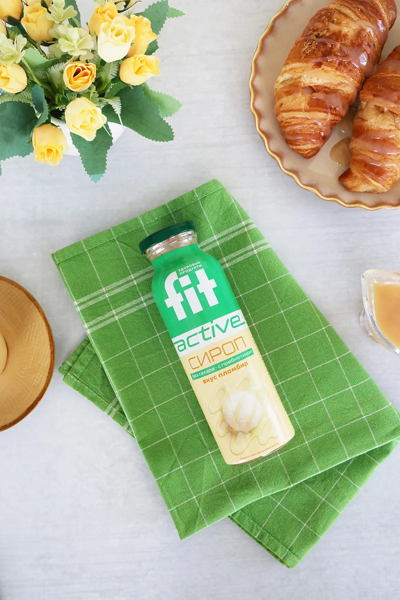 Сироп низкокалорийный пребиотик со стевией "Пломбир", 300 гр. фото 3