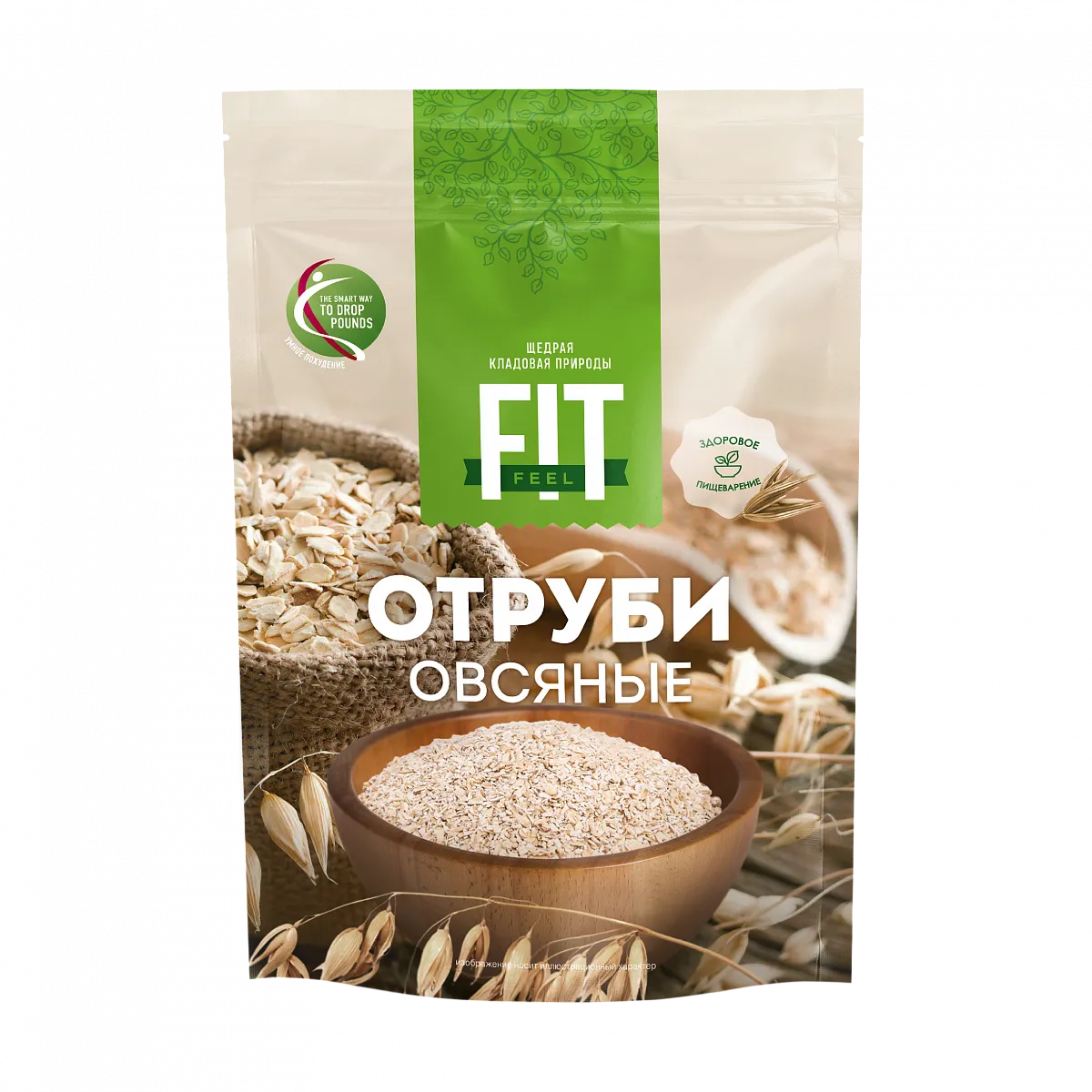Отруби овсяные, дойпак 400 гр. фото 2