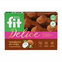 Трюфельные тофу конфеты со вкусом кокоса, 160 гр фото 1