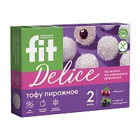 Тофу пирожное ассорти: с вишней, с черной смородиной, 280 гр фото 2