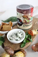 Майонезный соус Грибной, банка 220 гр фото 3