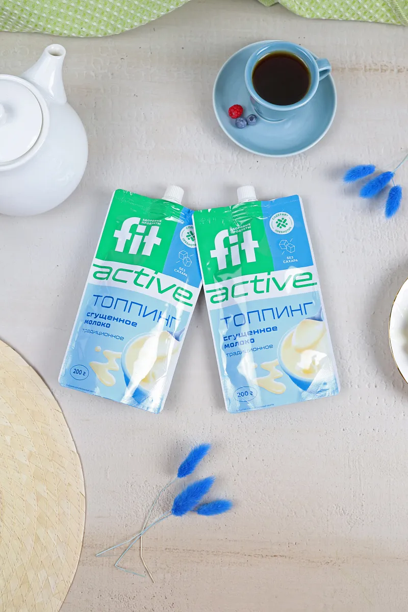 Топпинг Сгущенное молоко традиционное, дой-пак 200 гр фото 2