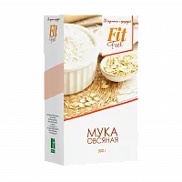 Мука овсяная, коробка 500 гр фото 1