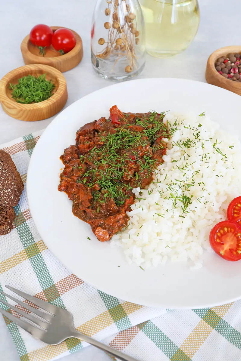 "Гуляш растительный по-грузински", дой-пак 240 гр  фото 3