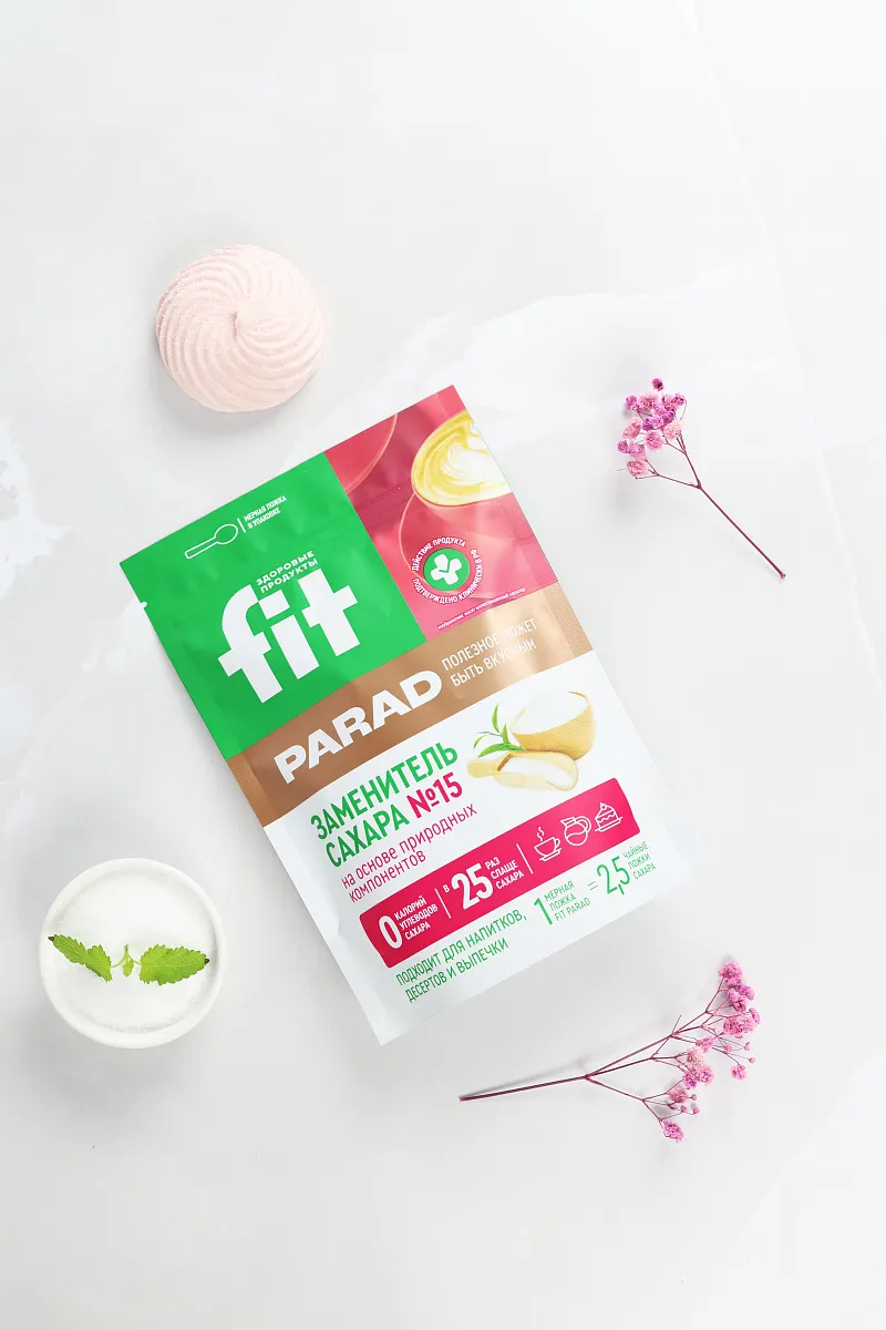 Заменитель сахара FitParad №15, дой-пак 200 гр фото 5