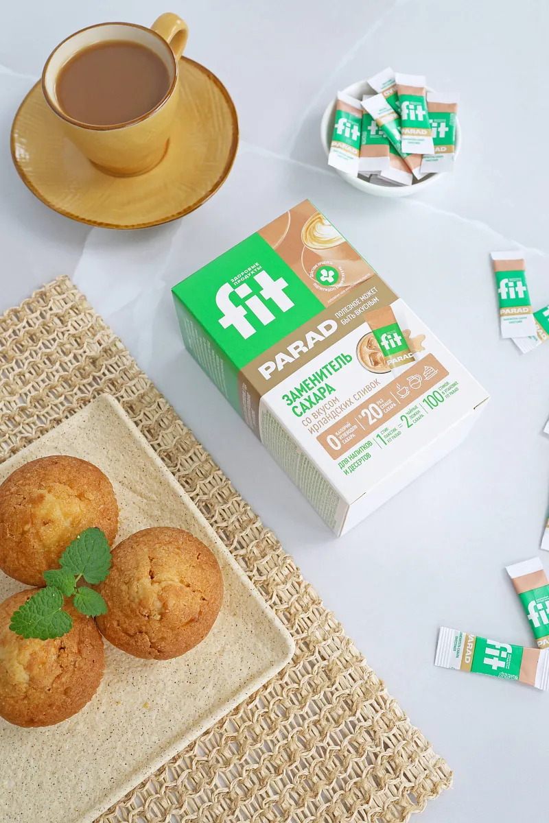 Заменитель сахара FitParad №21, стики со вкусом ирландских сливок 100 шт фото 5