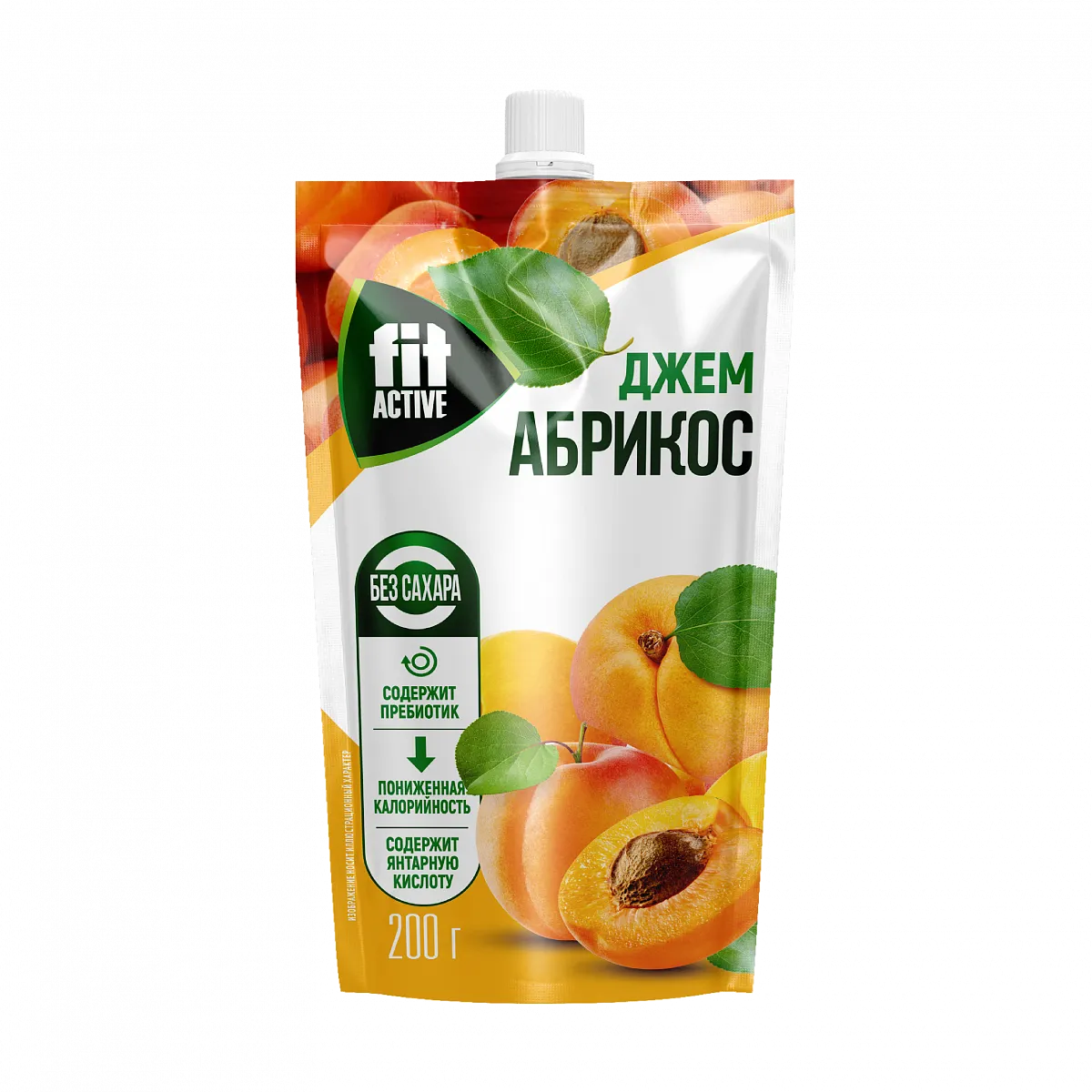 Джем Абрикос, дой-пак 200 гр фото 1
