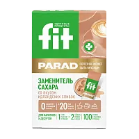 Заменитель сахара FitParad №21, стики со вкусом ирландских сливок 100 шт фото 1