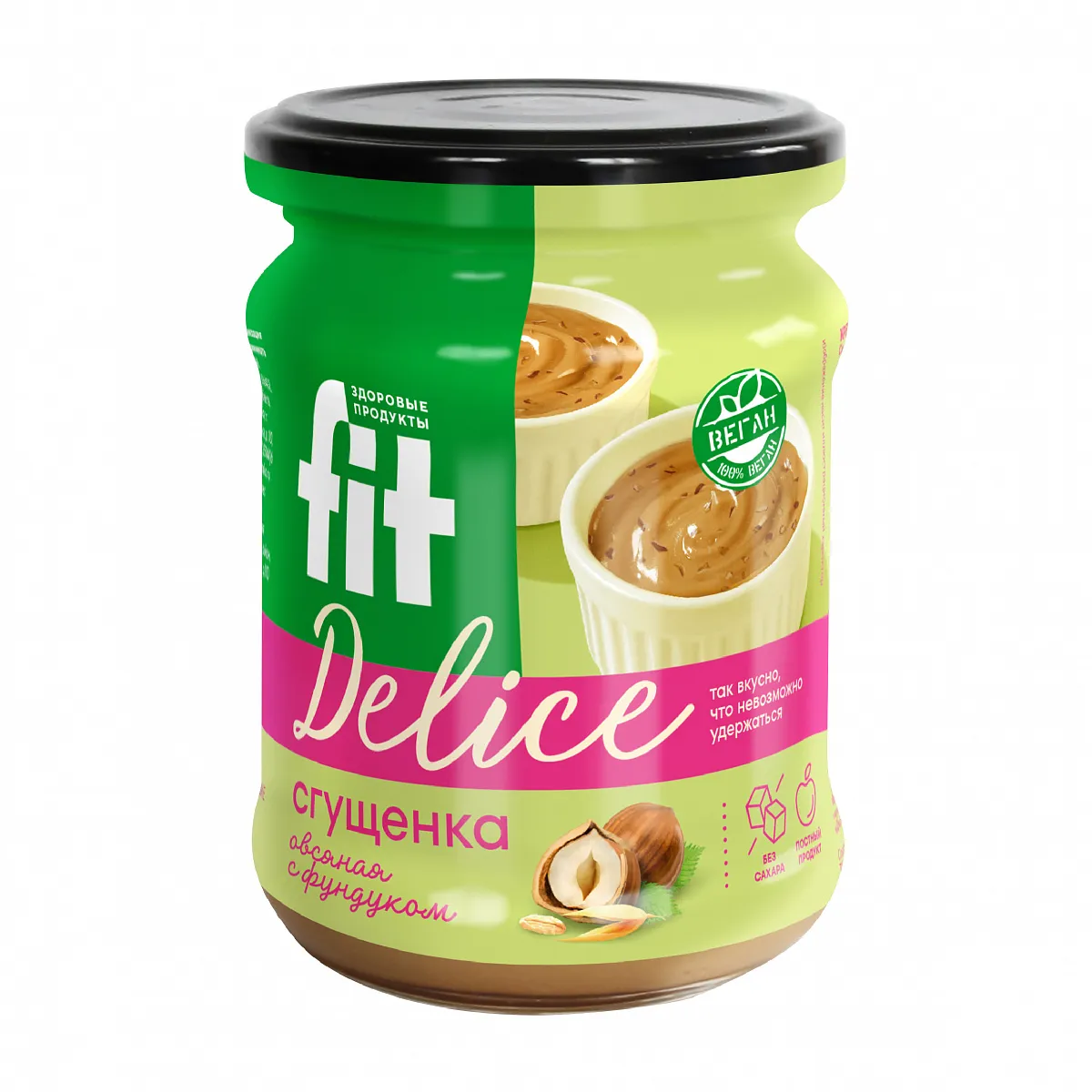 Крем-десерт Овсяная сгущенка с фундуком фото 1