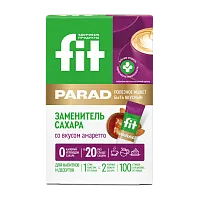 Заменитель сахара FitParad №28, стики со вкусом амаретто 100 шт фото 1