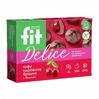 Тофу пирожное "Брауни с вишней", 360 гр фото 2