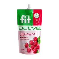 Джем без сахара Малина, дой-пак 200 гр. фото 1