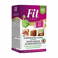 Заменитель сахара FitParad №6, стики 60 шт фото 2