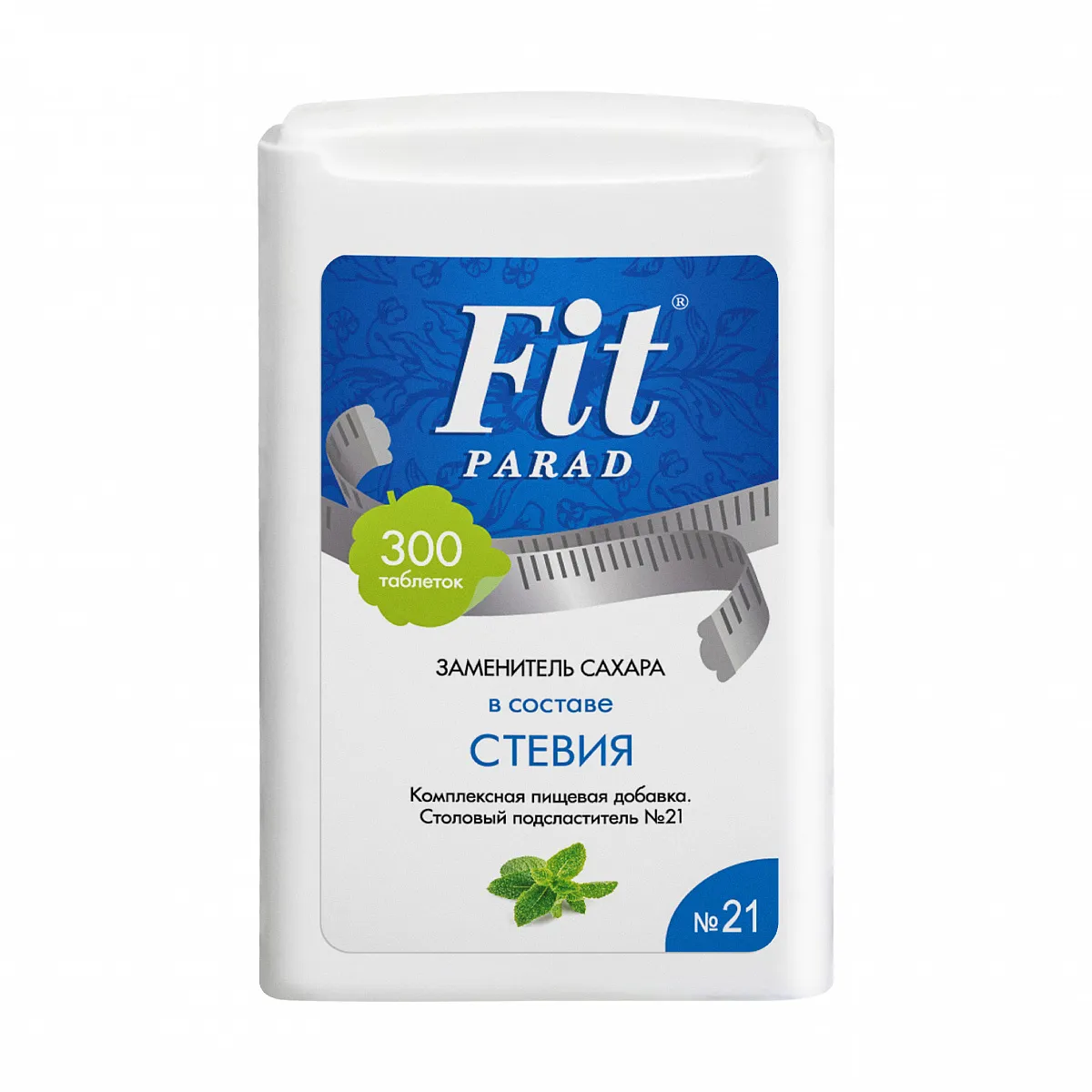 Заменитель сахара FitParad №21, таблетки 300 шт фото 1