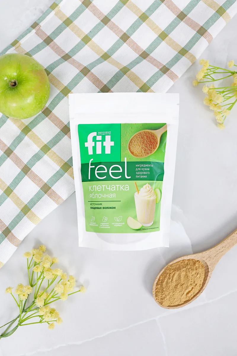 Клетчатка яблочная, дой-пак 100 гр. фото 3