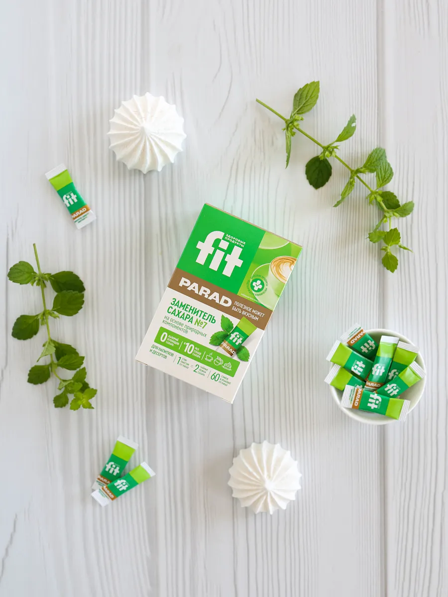 Заменитель сахара FitParad №7, стики 60 шт фото 4