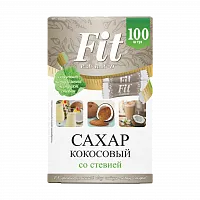 FitParad, кокосовый сахар со стевией, стик 100 шт фото 1