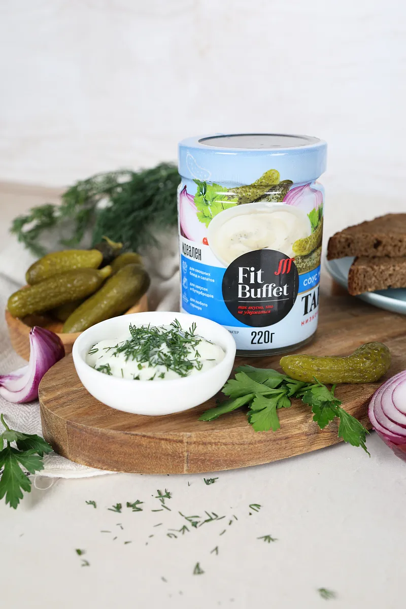 Майонезный соус Тар-Тар, банка 220 гр фото 2