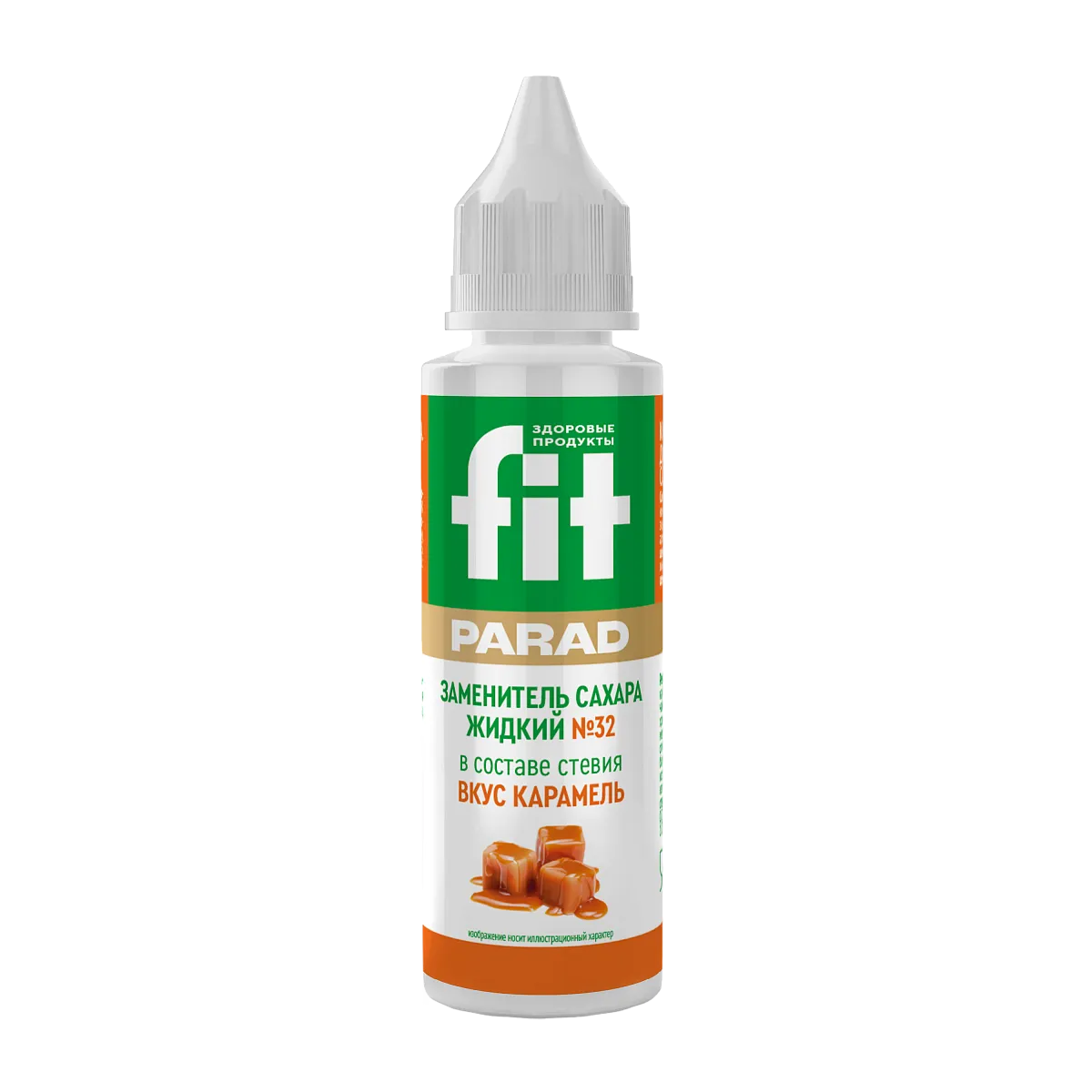 Заменитель сахара FitParad жидкий со вкусом карамели, 30 мл фото 1