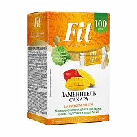 Заменитель сахара FitParad №29, стики со вкусом манго 100 шт фото 2