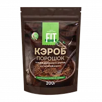 Кэроб порошок сильной обжарки, дой-пак 200 гр фото 1