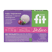 Тофу пирожное ассорти: с вишней, с черной смородиной, 280 гр фото 3