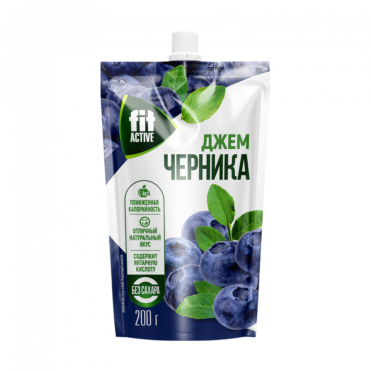 Джем Черника, дой-пак 200 гр фото 1
