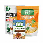 Кукурузные хлопья, смеси для блинов и каши