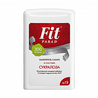 Заменитель сахара FitParad №19, таблетки 300 шт фото 1