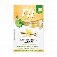 Заменитель сахара FitParad №22, стики со вкусом ванили 100 шт фото 1