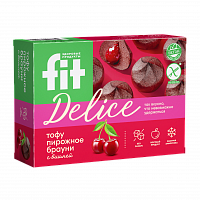 Тофу пирожное "Брауни с вишней", 360 гр фото 2