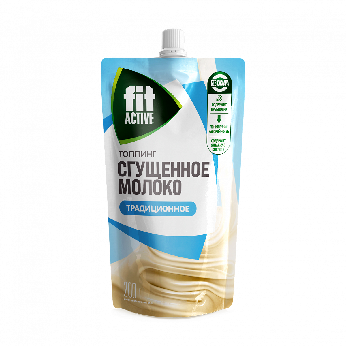 Топпинг Сгущенное молоко традиционное, дой-пак 200 гр фото 1