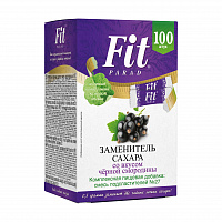 Заменитель сахара FitParad №27, стики со вкусом черной смородины 100 шт фото 2