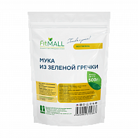 Мука из зеленой гречки, дой-пак 500 гр фото 1